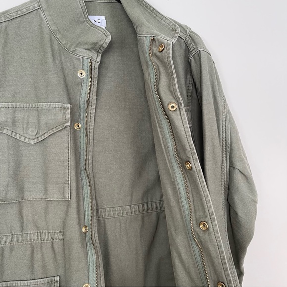 FRAME DENIM COTTON MILITARY JACKET - Picture 3 of 10